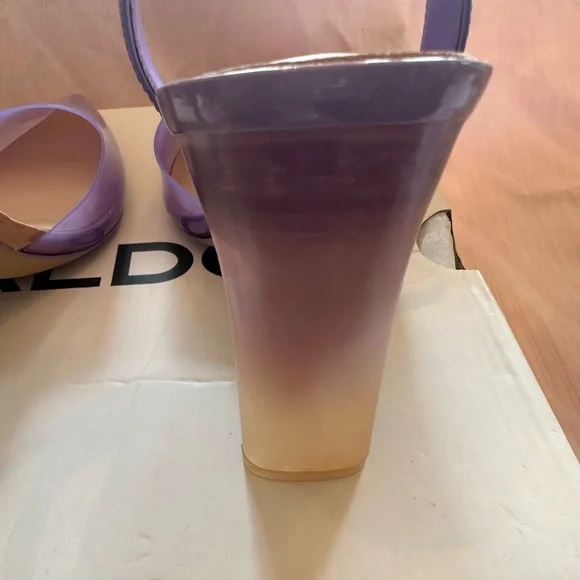Aldo Lavender Strappy Heels - Picture 5 of 8